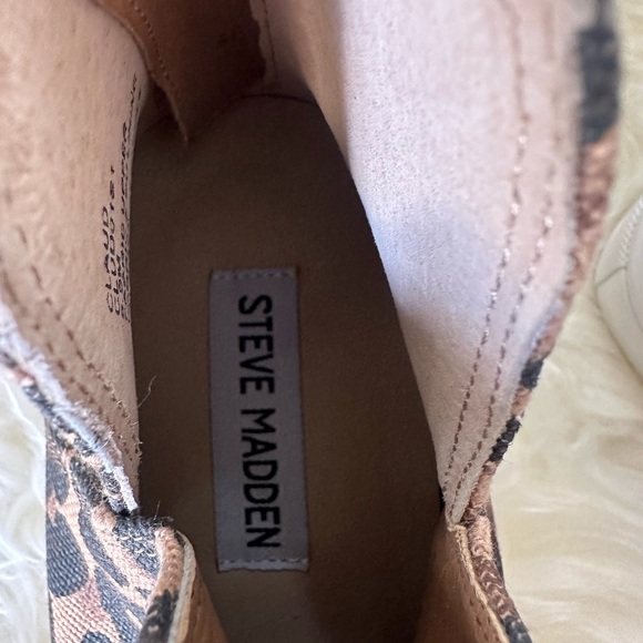 Steve Madden NWOT leopard ankle boots, size 8.5 - Picture 10 of 10